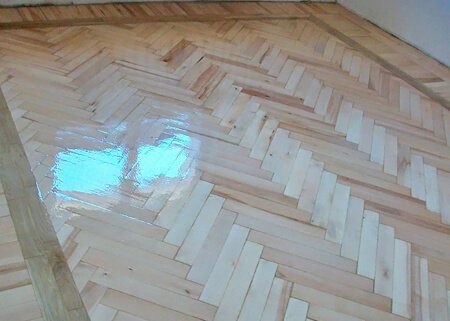 Цены на шлифовку паркета